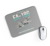 Thumbnail for EA-18G Growler design on gray rectangle mouse pad