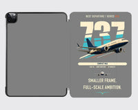 Thumbnail for Boeing 737 MAX 7 design on gray ipad tablet case