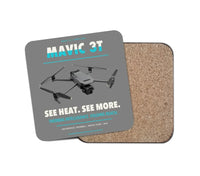 Thumbnail for DJI Mavic 3 Thermal design on gray 1 piece coaster