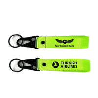 Thumbnail for Turkish Airlines Hawk-shaped key chain, Light Green+ NAME