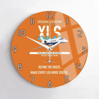 Thumbnail for Cessna Citation XLS design on orange no frame wall clock