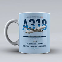 Thumbnail for A318 Mug design on light blue airbus