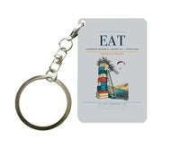 Thumbnail for Pangborn Memorial Airport (EAT) design on light gray key chain