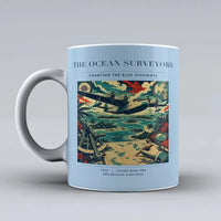 Thumbnail for VINTAGE G4064 - The Ocean Surveyors - Ceramic Mug design on lightblue