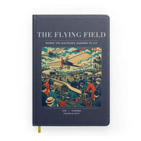Thumbnail for VINTAGE G4001 - The Flying Field - Designed Notebooks design on navyblue