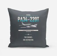Thumbnail for Piper PA-34-220T Seneca V design on gray pillow