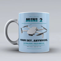 Thumbnail for Mini 2 Mug design on light blue dji