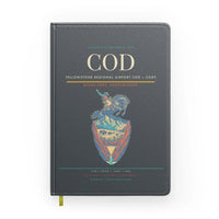 Thumbnail for Yellowstone Regional Airport (COD) design on gray notebook