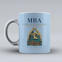 Thumbnail for International Airport MBA — Mombasa Mug design on light blue moi