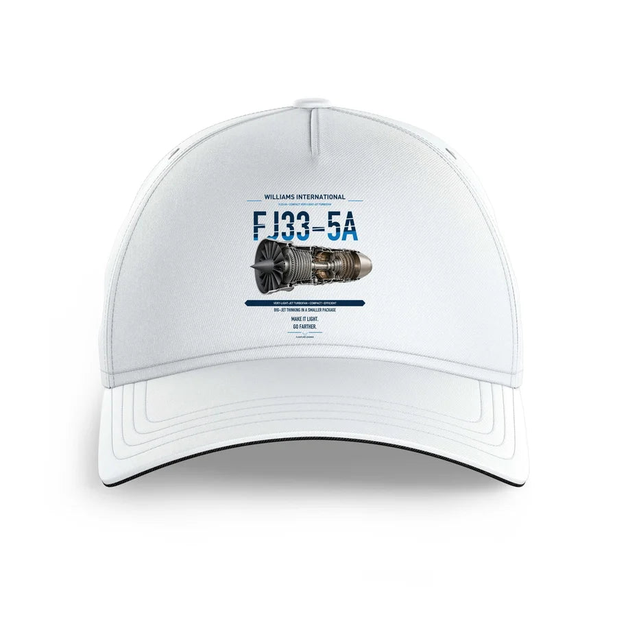 FJ33-5A design on white printed hat