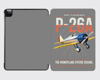 Thumbnail for Boeing P-26A Peashooter design on gray ipad tablet case
