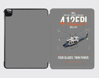 Thumbnail for Bell 412EPI design on gray ipad tablet case