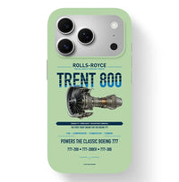 Thumbnail for TRENT 800 Case design on light green iphone case
