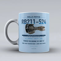 Thumbnail for Mug design on light blue rb211 524