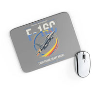 Thumbnail for F-16C Fighting Falcon design on gray rectangle mouse pad