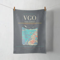 Thumbnail for Vigo Airport (VGO) design on gray towel