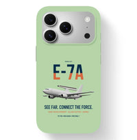 Thumbnail for E-7A Wedgetail design on light green magsafe iphone case, for iPhone 17 Pro