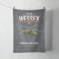 Thumbnail for Westland Wessex HU5 design on gray towel