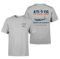 Thumbnail for Atlantique 2 Standard 6 design on light gray double-side t-shirt, double-side print