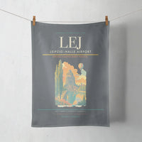 Thumbnail for Leipzig–Halle Airport (LEJ) design on gray towel