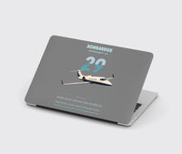 Thumbnail for Bombardier Learjet 29 design on gray MacBook case