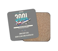 Thumbnail for Extra 300L design on gray 1 piece coaster