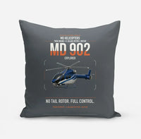 Thumbnail for MD Helicopters MD 902 Explorer design on gray pillow