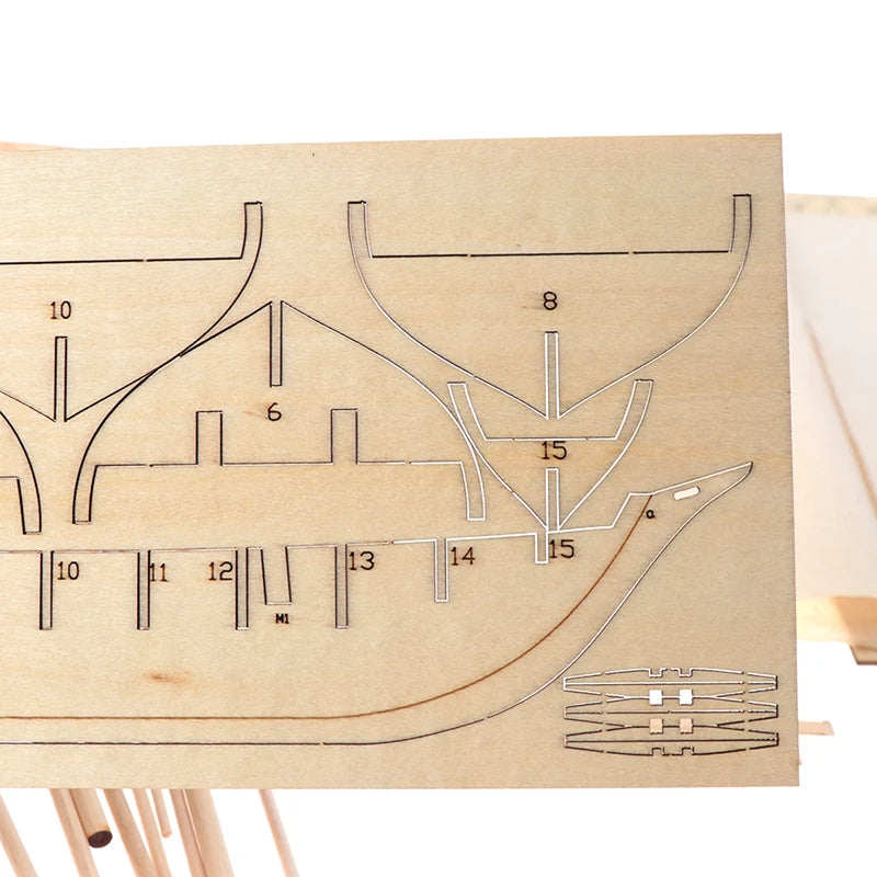 Harvey Handmade Wooden Sailboat DIY Model Kits - view 12
