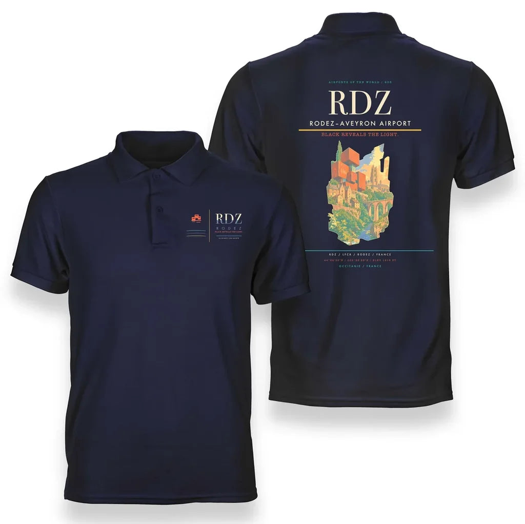 Rodez–Aveyron Airport RDZ Navy Blue