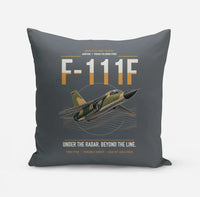 Thumbnail for F-111F Aardvark design on gray pillow