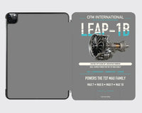 Thumbnail for CFM LEAP-1B design on gray ipad tablet case