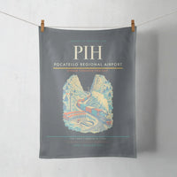 Thumbnail for Pocatello Regional Airport (PIH) design on gray towel