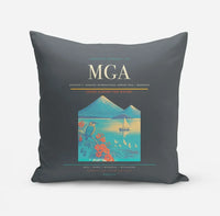 Thumbnail for Augusto C. Sandino International Airport (MGA) design on gray pillow