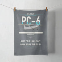 Thumbnail for Pilatus PC-6 Porter design on gray towel