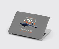 Thumbnail for F6U-1 Pirate Fire Built in the Tail design on gray MacBook case