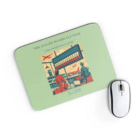Thumbnail for VINTAGE G4302 - The Flight Board Flutter - Designed Mouse Pads design on lightgreen rectangle