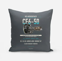 Thumbnail for CF6-50 design on gray pillow