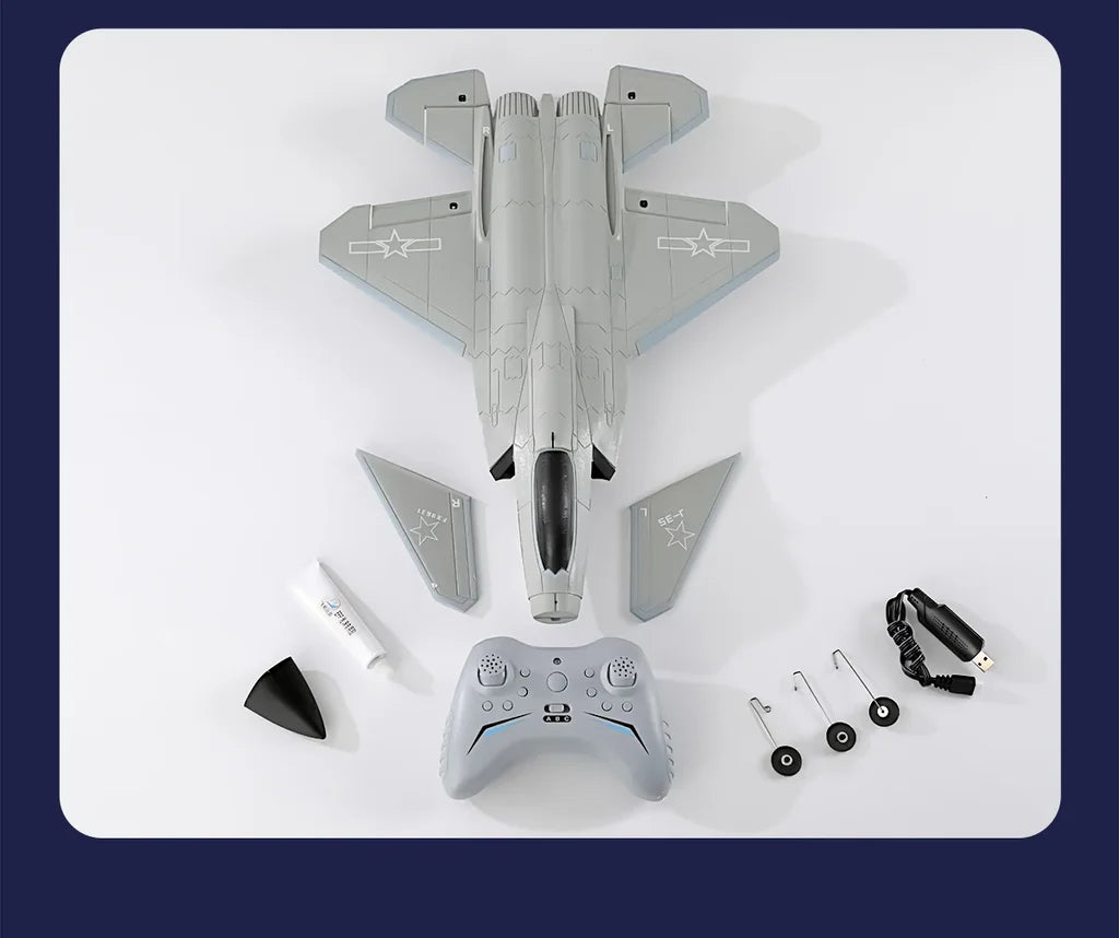 Thelink FX9631 RC Plane 2.4G 4Channels Airplane J-35 Remote Control - view 12
