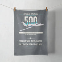 Thumbnail for Cessna Citation 500 - Citation I design on gray towel