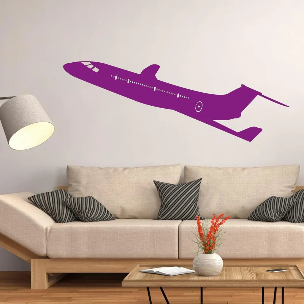 Climbing Business Jet Wall Sticker - view 12