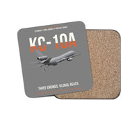 Thumbnail for KC-10A EXTENDER design on gray 1 piece coaster
