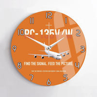 Thumbnail for RC-135V W Rivet Joint design on orange no frame wall clock
