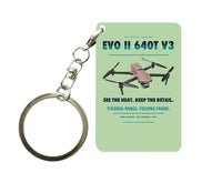 Thumbnail for Autel EVO II Dual 640T V3 Key Chain design on light green key chain