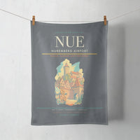 Thumbnail for Nuremberg Airport (NUE) design on gray towel