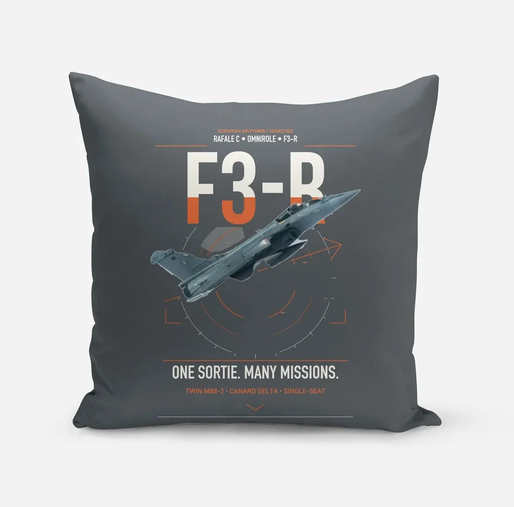 Dassault Rafale C — F3-R standard design on gray pillow