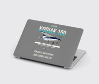Thumbnail for Daher Kodiak 100 Series III design on gray MacBook case