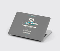 Thumbnail for Fokker 50 design on gray MacBook case