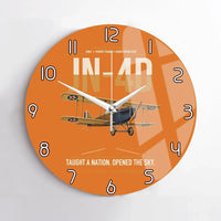 Thumbnail for Curtiss JN-4D Jenny design on orange no frame wall clock
