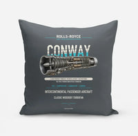 Thumbnail for CONWAY design on gray pillow