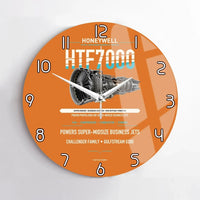 Thumbnail for HTF7000 design on orange no frame wall clock